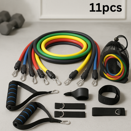 11-Piece Resistance Band Workout Set