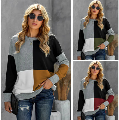 Casual Women's Long Sleeve Round Neck Sweater
